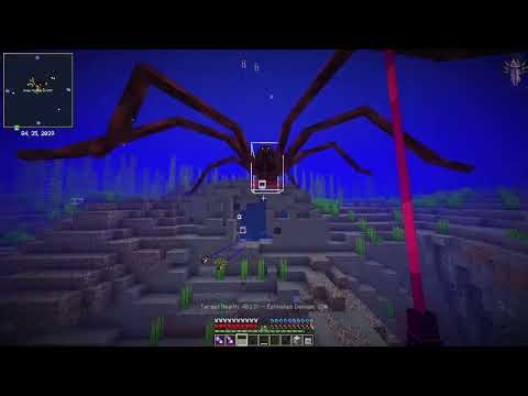 Minecraft: Arthropod Phobia Expansions 4.7 - Spider Matriarch boss fight