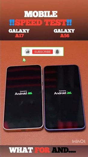 🔥💥 GALAXY A17 vs GALAXY A56 📱⚡ BOOT-UP SPEED TEST