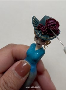 Lady Red Collabs with Sherlock Holmes 🕵️ Handmade Clay Figure Tutorial | Lily's Little Clay