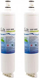 Swift Green Filters SGF-W80 Compatible Refrigerator Water Filter for 4396508, 4396510, EDR5RXD1, FILTER 5, Made in USA (2 Pack)