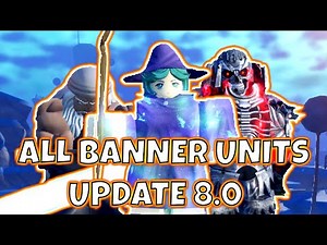Showcasing every new MYTHIC banner unit in update 8.0 (Anime Vanguards)