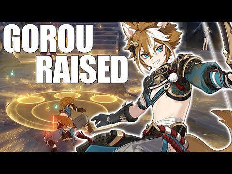 GOROU FINALLY RAISED! Full Geo Team!? (Genshin Impact)