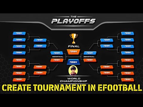 How to create eFootball tournament | Create tournament in any game