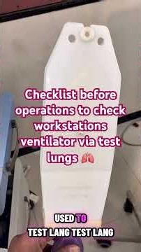 “Anaesthesia Workstation Ventilator Checklist | Step-by-Step Safety Check”#shorts #explore #viral