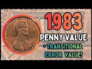 1983 Lincoln Cent Value - Transitional Copper Error and Doubled Die