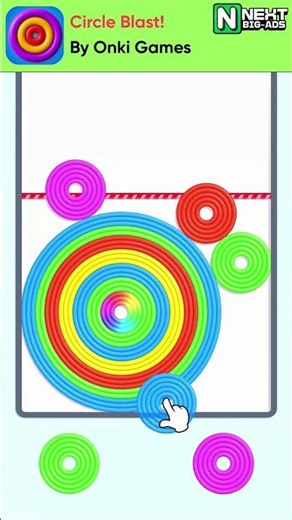 Circle Blast! - This Chain Reaction is INSANELY SATISFYING 👀🔥 #nextbigads #puzzlegame
