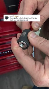 314K views · 902 reactions | Removing the nut from our magnetic socket insert? Super easy!  . . . . #OlsaTools #DoMoreDoBetter #mechanic #mechanics #tools #automotive #auto #carguys #mechanicproblems #autorepair #repair #autotechnician #automotivetechnician | Olsa Tools | Facebook