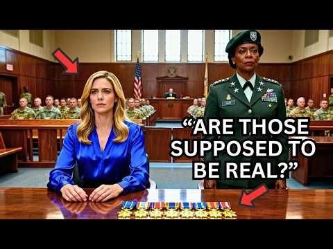 Judge Laughed at the Woman’s Medals as Fake — Then a Four-Star General Walked In and Stunned All