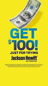 Expert tax prep, plus $100? Things are looking up! Switch to JH and collect more than just your biggest refund. | Jackson Hewitt Tax Service