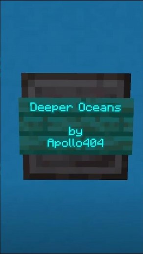 Minecraft Datapacks 1.19: Deeper Oceans (short)