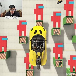 948.662% destroy keyboard in this parkour race challenge | Beasts