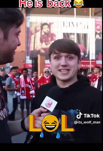 British Accent Boy in Liverpool Reacts to Football Match