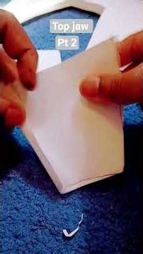 how to make dragon puppet base pt 3 #dragonpuppets #colourpapercraft #dragonpuppets