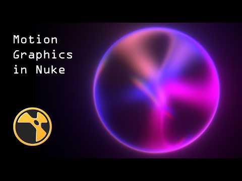 How to create MOTION GRAPHICS in NUKE: Plasma Orb