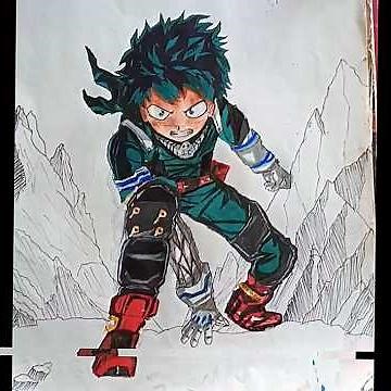 Deku🥶 easy👿 drawing #Deku😡 drawing #anime #art
