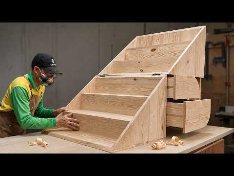 Looks Like Stairs… But It Does Something Unexpected#woodworking #palletwood #diy