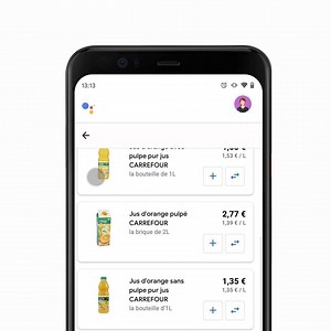 Envie de faire vos courses plus simplement ? 🛒 Désormais, commandez-les à la voix avec votre Assistant et @carrefour ✨ | Google