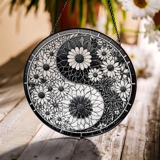 Seven Archangel Decoration Stained Glass Suncatcher, New Home Housewarming, Seal of Seven Archangel Window Decor, Gifts for Besties - Etsy