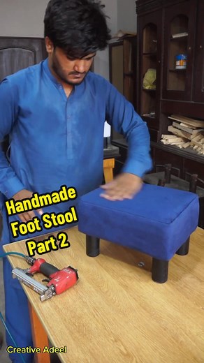 DIY Handmade Wooden Foot Stool Part 2