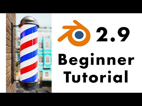 Barbershop Pole: Blender 2.9 Beginner Tutorial