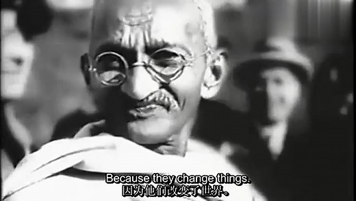 苹果最经典广告Think different (乔布斯配音)