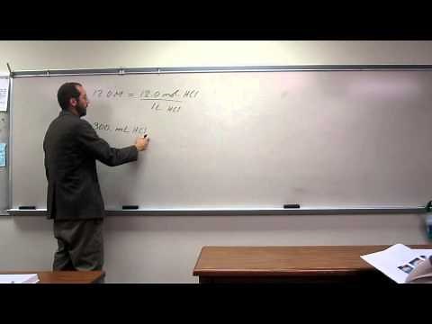 Calculate Moles From Molarity and Volume 002