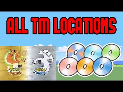 All TM Locations | Pokemon Heartgold/Soulsilver