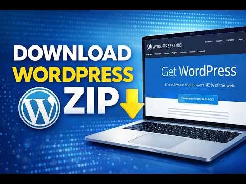 Download WordPress ZIP File & Install Manually | Step-by-Step