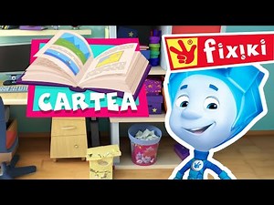 Desene în română - Cartea fixiki 🕮 Descopera aventurile echipei fixiki
