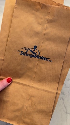 TheStampMaker.com on Instagram: "Step up your branding game with custom rubber stamps! Stamp your logo on boxes, bags, flyers, and so much more📦 Logo stamps are easy to use and cost effective, saving you time and money on branding! Create your stamp directly on our website using our custom stamp designer: https://www.thestampmaker.com/rubber-stamps/custom-stamp-maker.aspx #smallbusiness #branding #brandinginspiration #logo #logodesign #shopsmall #custom #stamps"