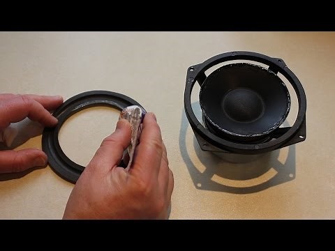 Speaker Foam Repair & Replacement from Start to Finish