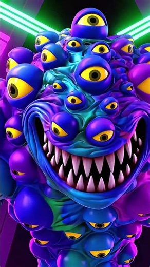 👁️ Can YOU see my monster eyes? This is wild! 😱