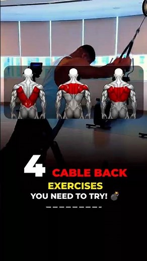 4 Cable Back Exercises You NEED To Try! 💣