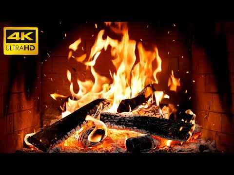 🔥 FLICKERING FIREPLACE with CALM CRACKLING FIRE and COZY ROOM AMBIENCE for COZY WINTER MORNINGS