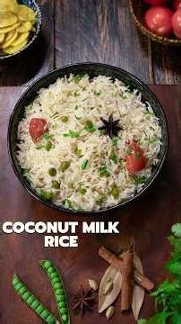 Coconut Milk Rice | Thengai Paal Sadam | Easy One Pot Rice | Simple Lunch Box Recipe