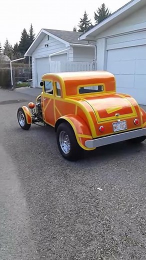 32 ford The Backyard Coupe. Handmade wood body hot rod!!