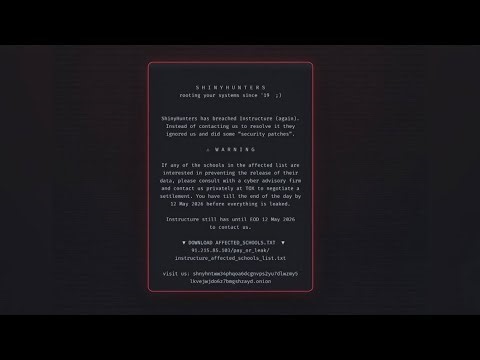 Hackers breach Canvas learning platform