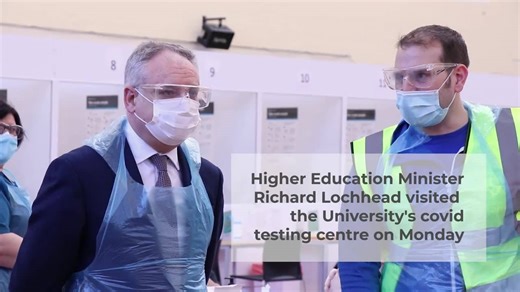 2.9K views · 103 reactions | Higher Education Minister Richard Lochhead MSP visited our new test centre which opened today. The centre is open every day until December 11 - book your test now https://bit.ly/3fO9UBs | University of Aberdeen | Facebook