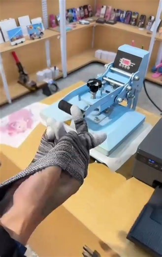 How to transfer the photo on stone ？ #heat transfer machine #sublimation printing #custom#diy