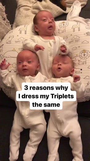 Answering one my most asked questions 😊😊😊 . . . #twins #triplets #identicaltwins #momsofinstagram #motherhood #matching #twinning #babiesofinstagram #toddlerlife #toddler #kidsfashion #repost from @the.becktriplets Reposted by @okreposter | The Beck Triplets