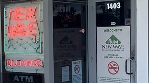 A ratty pool hall with food