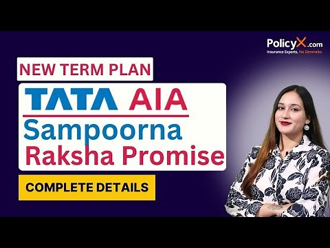 Tata Aia Sampoorna Raksha Promise | TATA AIA Sampoorna Raksha Promise Benefits | TATA AIA Term Plans