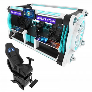 [Hot Item] Vr Flight Simulator 4 Seats Riding 3D Roller Coaster Simulator
