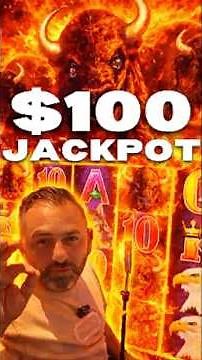 $100 SPIN 🔥 HUGE FEATURE + BIG JACKPOT ON BUFFALO CASH 🦬💰#shorts #fyp #casino