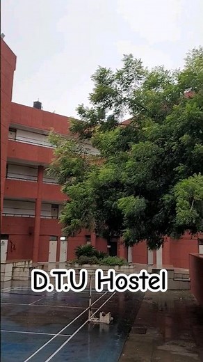 DTU Boys Hostel || Life in DTU || #dtu #delhi #college #rain #engineering