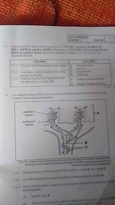 LIFE SCIENCES (PAPER 1)1.3 Indicate whether each of the state... | Filo