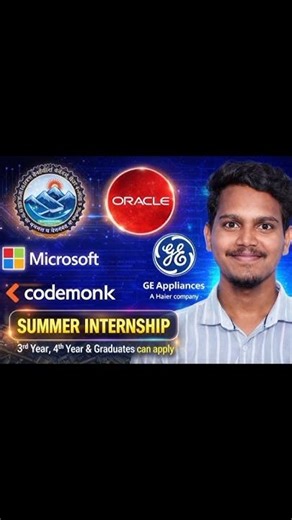 interships for 3rd and 4th year students check in the discription to apply and watch full video