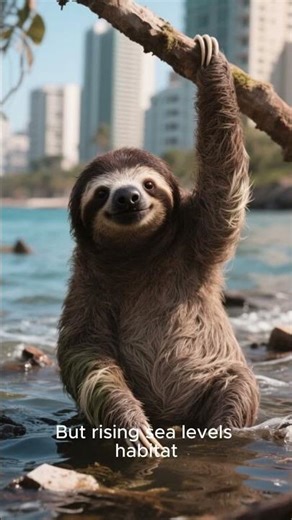 PYGMY THREE TOED SLOTH Only ~60 Left — The Smallest & Rarest Sloth on Earth #ai #shortsfeed #viral