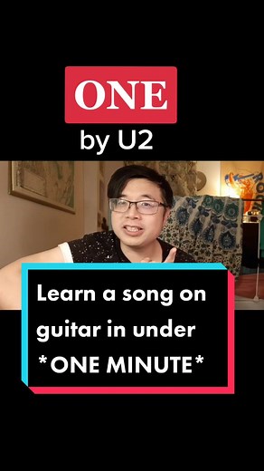 Learn to Play 'One' by U2 on Acoustic Guitar in Under One Minute