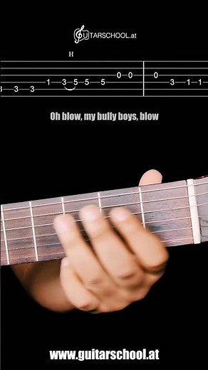 The Wellermann auf der Gitarre spielen lernen - Sea Shanty Tabs!